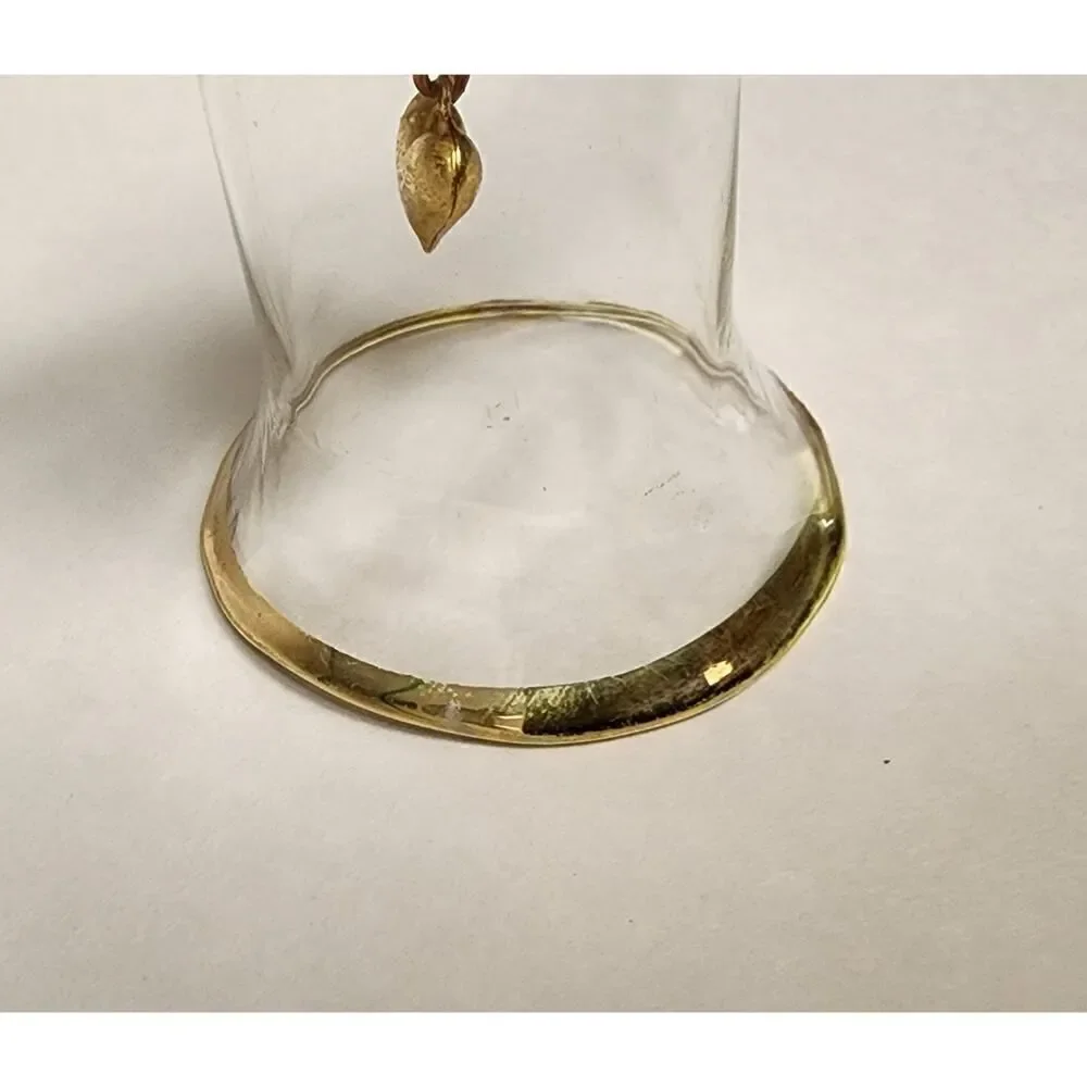 Vintage Christmas Angel Glass Bell Tree Ornament